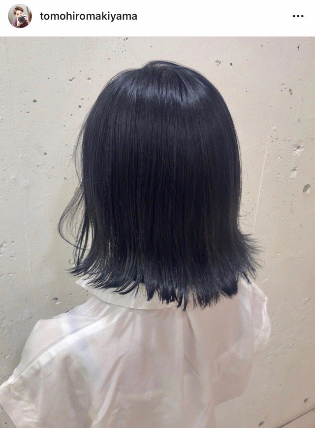 濃紺 ブルーヘアが大人気 表参道のヘアカラー好き美容師のブログ Tomohiro Makiyama